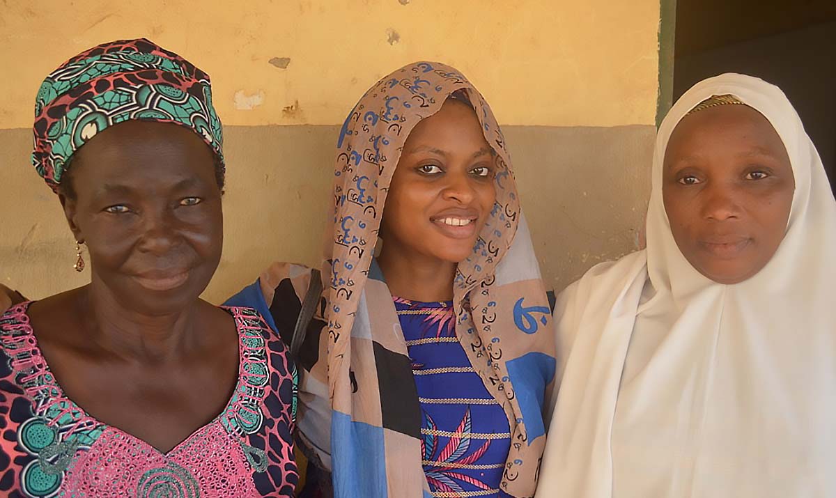 Catherine and Marwanatu - leading our "Women Peace Council"