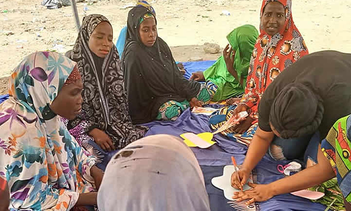  40 community Fulani women from KURUDU - Abuja have skills in making REUSABLE SANITARY PADS